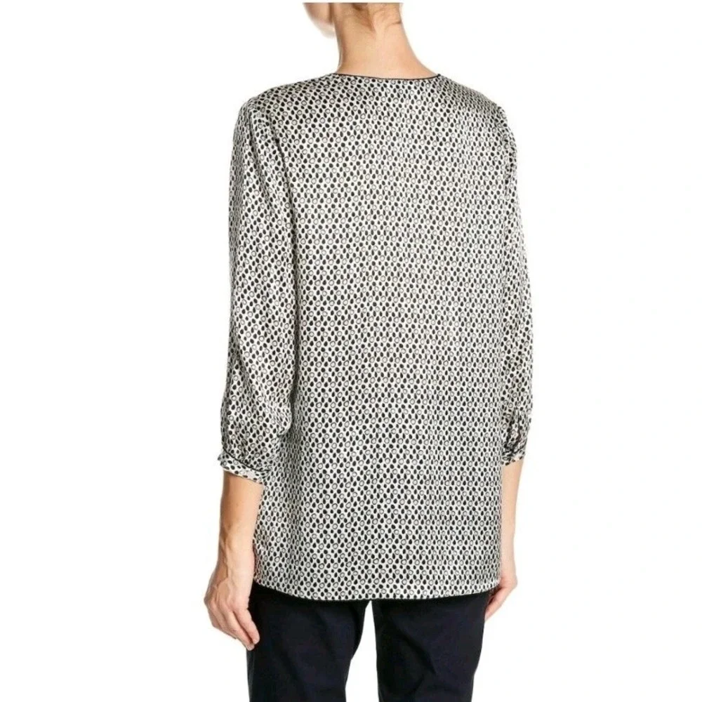 NEW! Lafayette 148 New York S Silk Kelsey Blouse